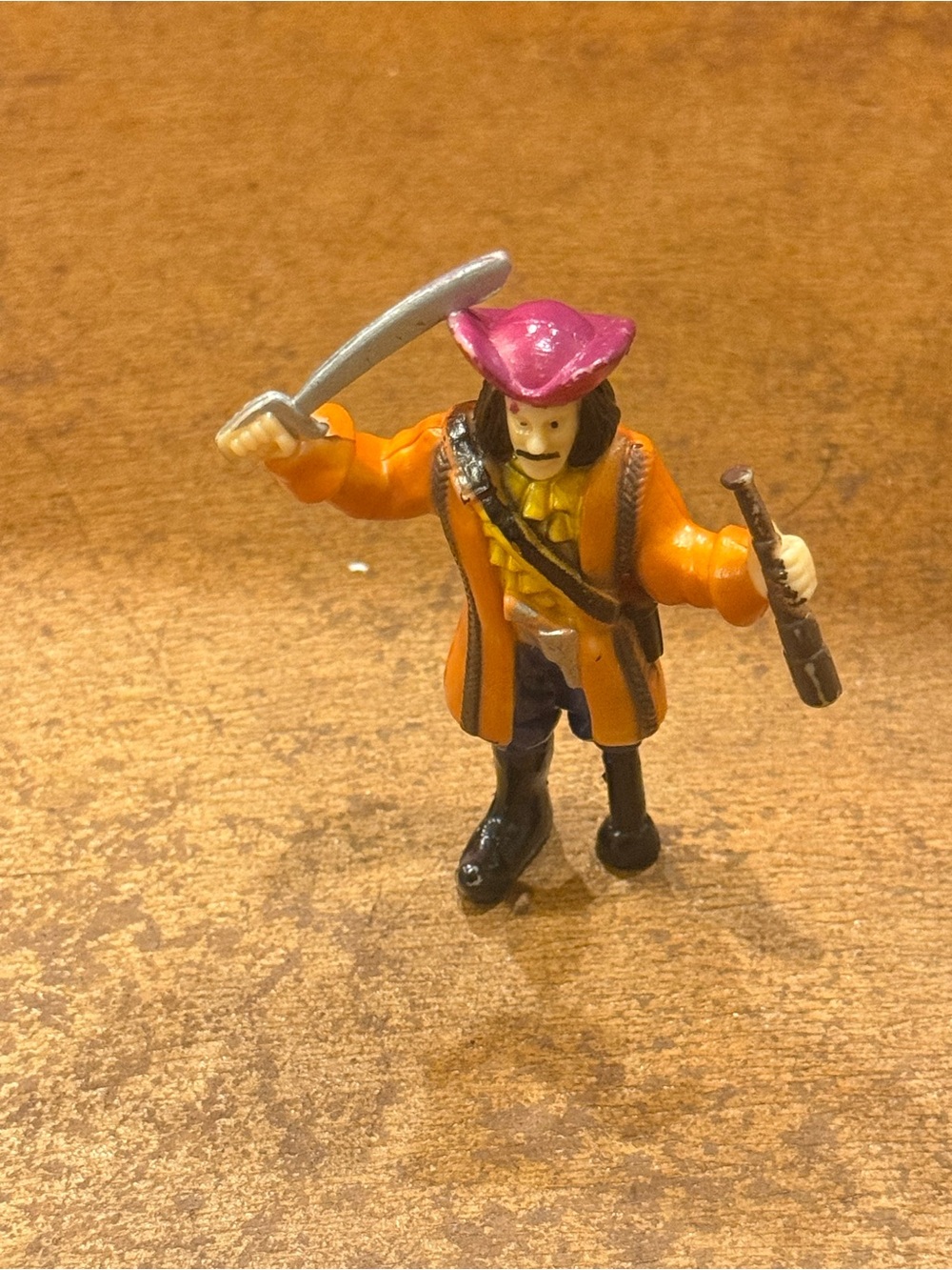 Pirate Swashbuckler Peg Leg Captain Cake Topper Figure